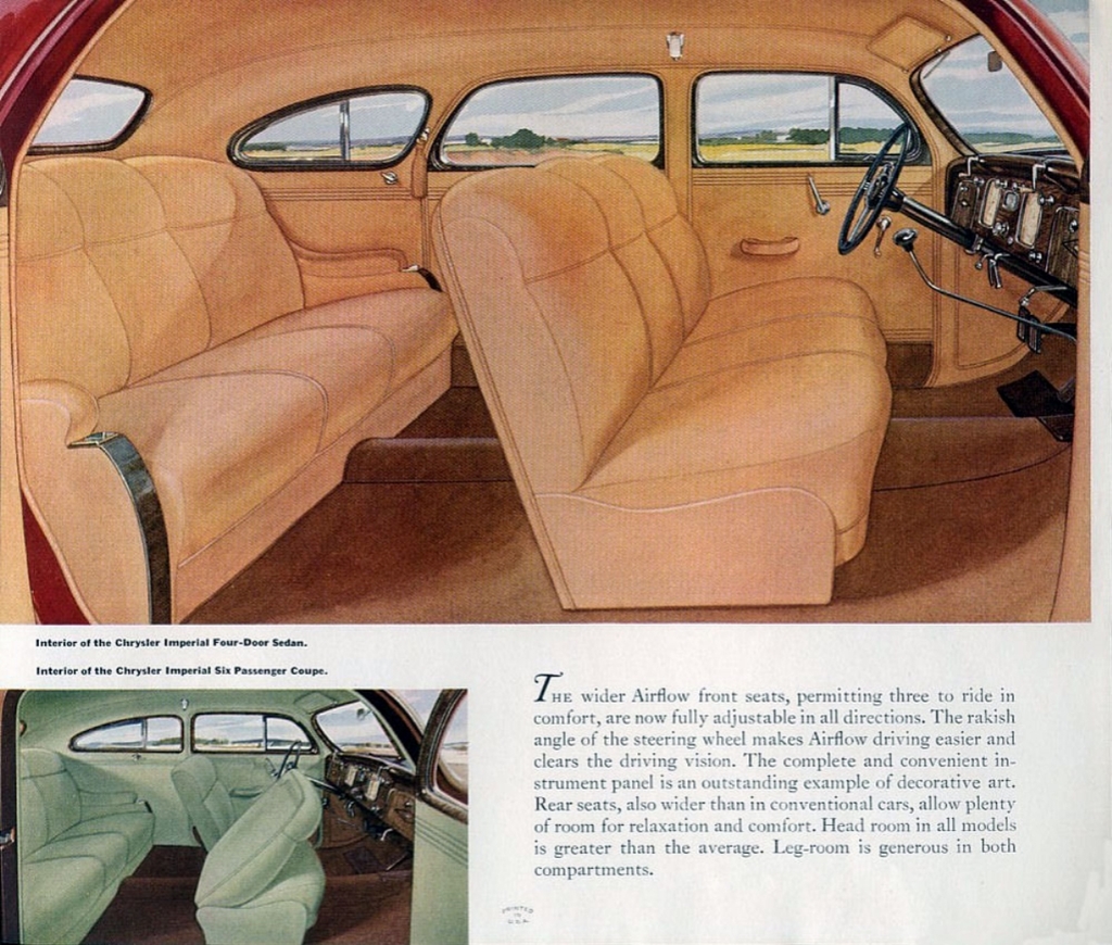 1936 Chrysler Airflow Export Brochure Page 10